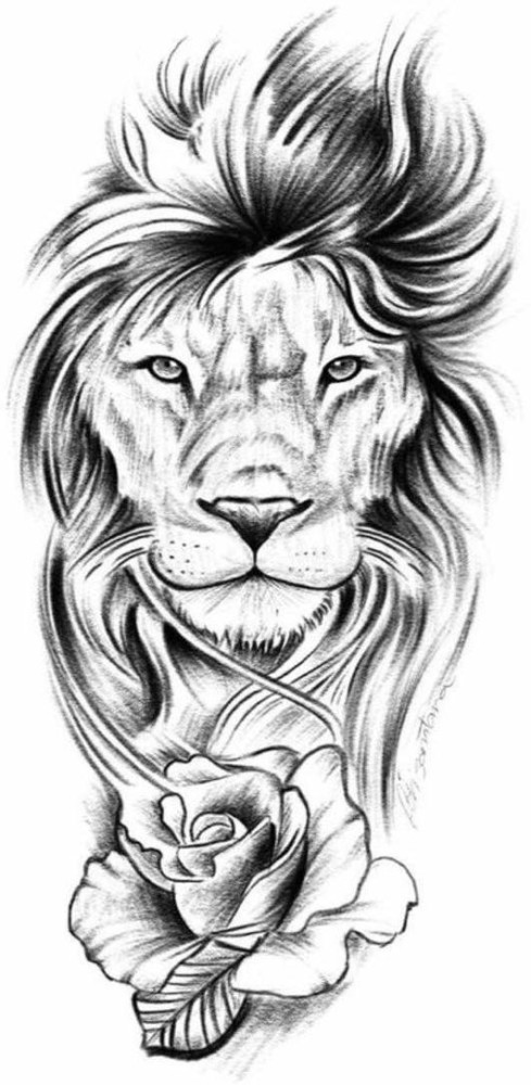 Lion Flower Mandala Tattoo Design laurenceveillx  Mandala tattoo design Lion  tattoo design Lion flower