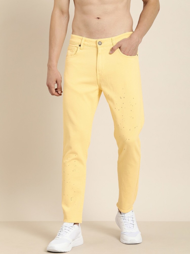 Buy Yellow Jeans for Men by Blue Saint Online  Ajiocom