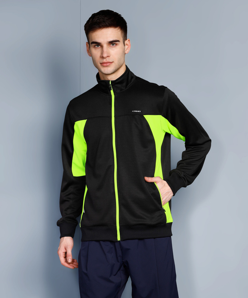 Sleeve Color Block Men Sweatshirt 