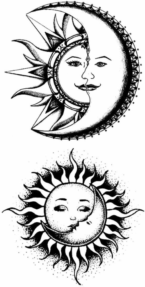 Discover 87 simple sun and moon tattoo best  thtantai2