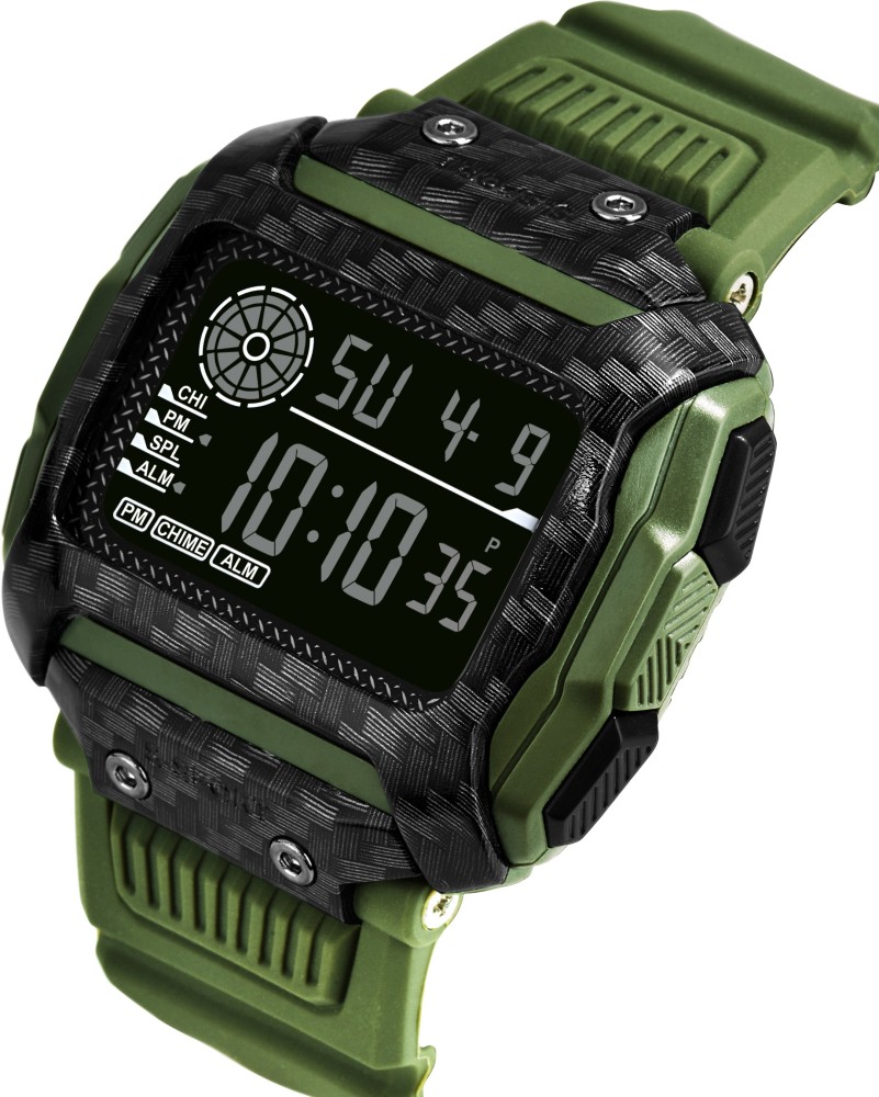 Mens slim digital sales watch