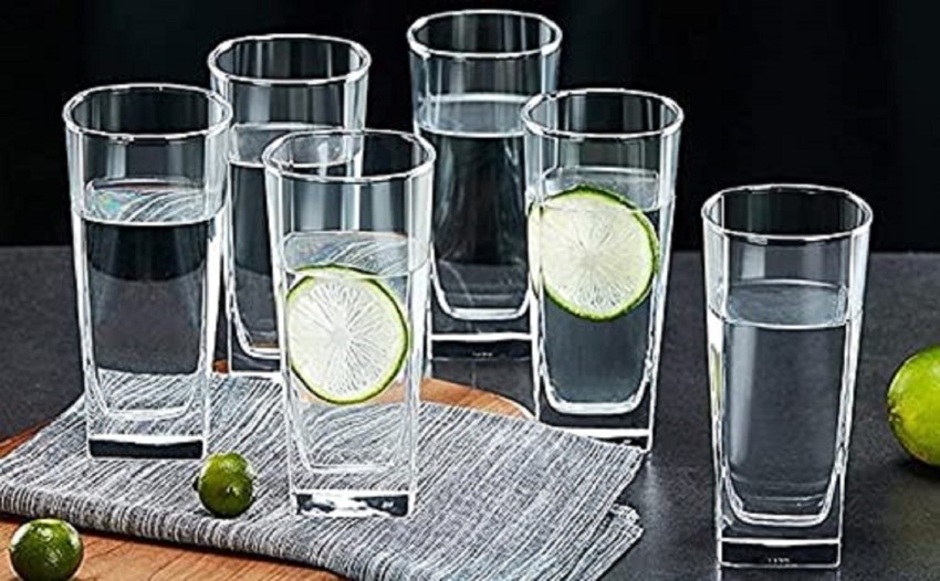 Brezzycloud (Pack of 6) 6 Aesthetic Drinking Juice Glass Perfect for Party  and Serving Water, Juice,Wine Glass Set Water/Juice Glass Price in India -  Buy Brezzycloud (Pack of 6) 6 Aesthetic Drinking