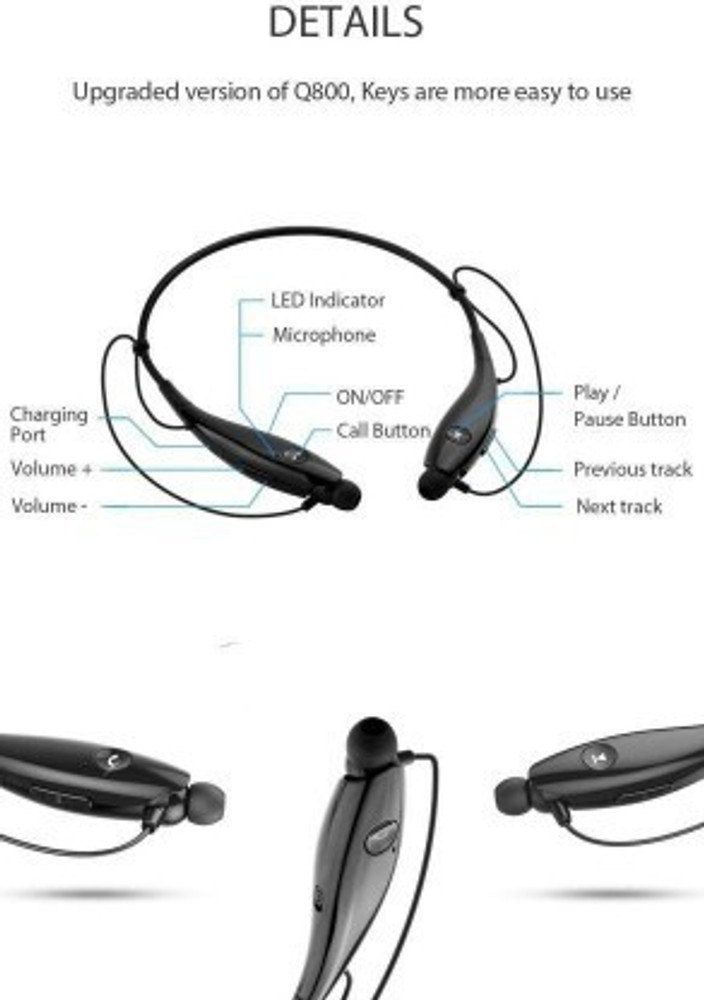 High Quality HBS 730 Jogger Headphone Bluetooth Headset Price in India Buy High Quality HBS 730 Jogger Headphone Bluetooth Headset online at Shopsy.in