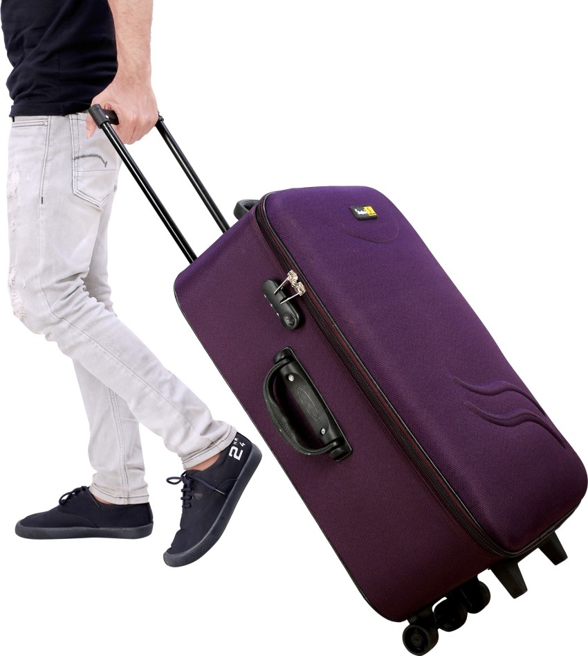 STUNNERZ Trolley Bags, 20+24 Inch, 51+61CM, Combo Set, Travel Bag Cabin Bag  Suitcase (pack of 2) Purple Cabin & Check-in Set - 24 inch Purple - Price  in India
