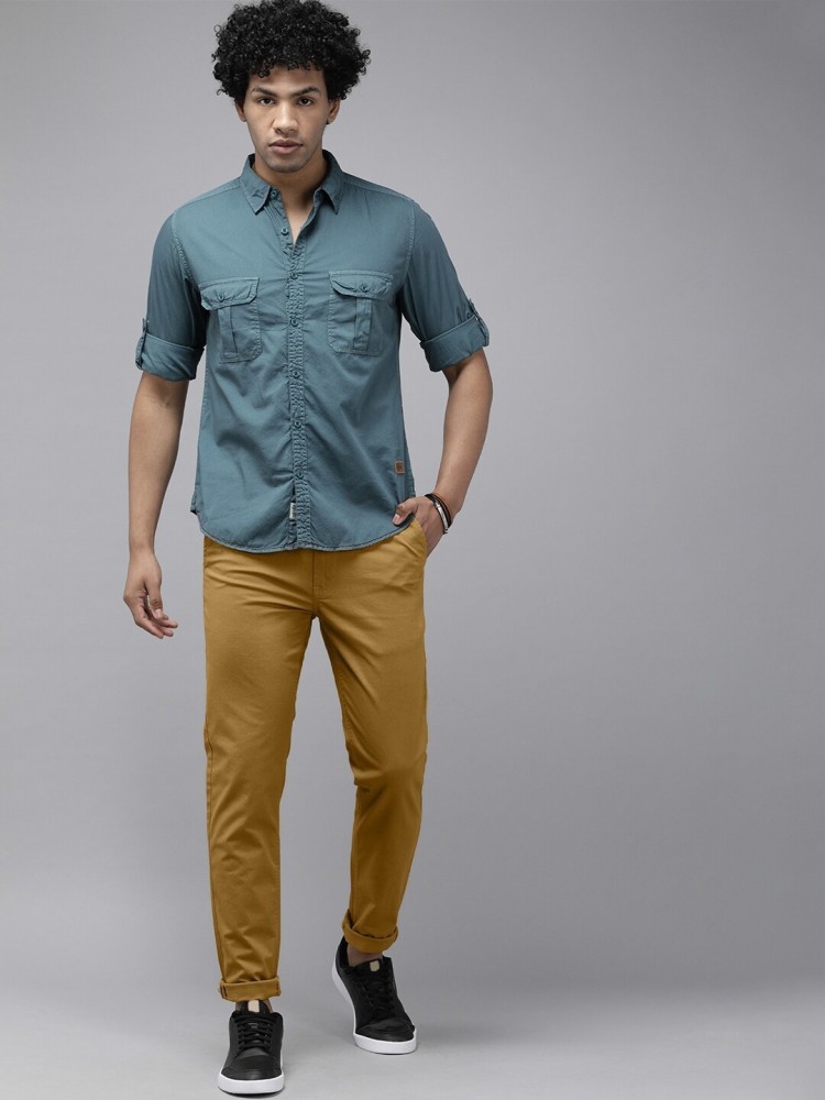 Buy Yellow Trousers  Pants for Men by RICHLOOK Online  Ajiocom