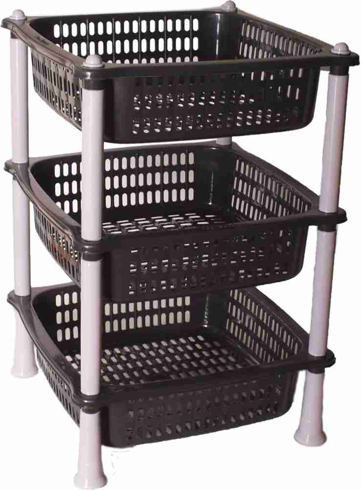 Buy Saura 3-Layer Multipurpose Utility Racks Kitchen Storage Easy