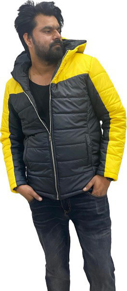 Sleeve Colorblock Men Jacket 
