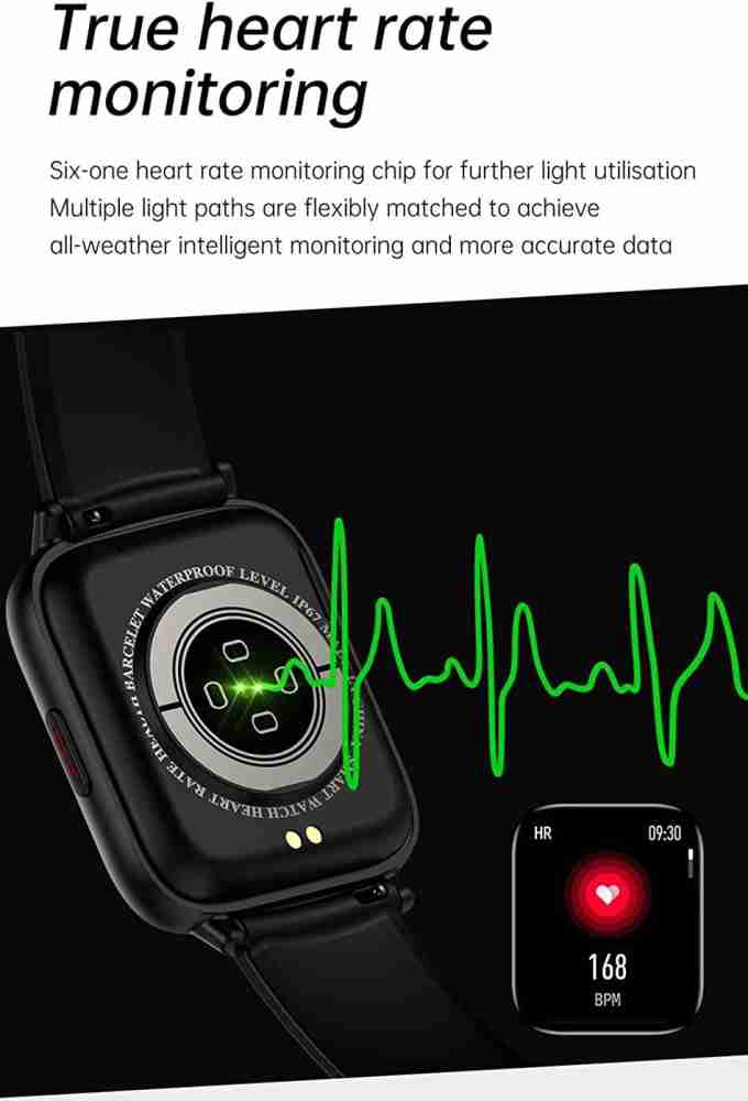 MINIX Voice calling Smart Watch With 15 Days Battery Life Wireless Charger,1.69 Full Touch HD Display & HD Bluetooth Calling, 8+ Sports Modes, 24x7