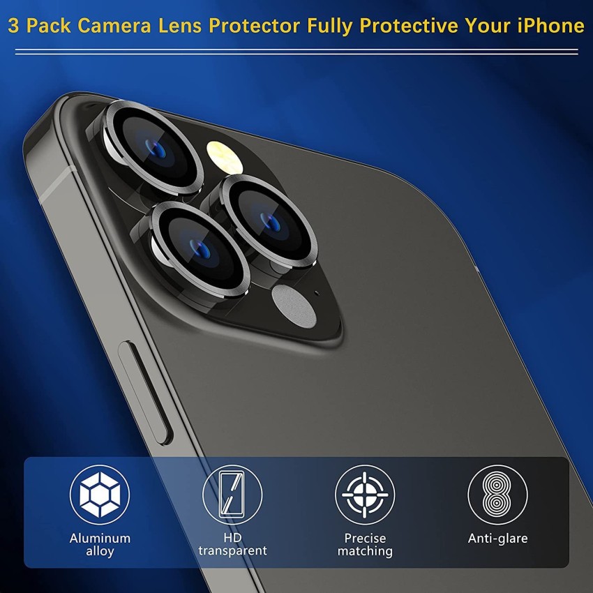 Camera Ring Lens Protector For iPhone 13 Pro, 13 Pro Max - iPhone 13 Pro Max,Transparent