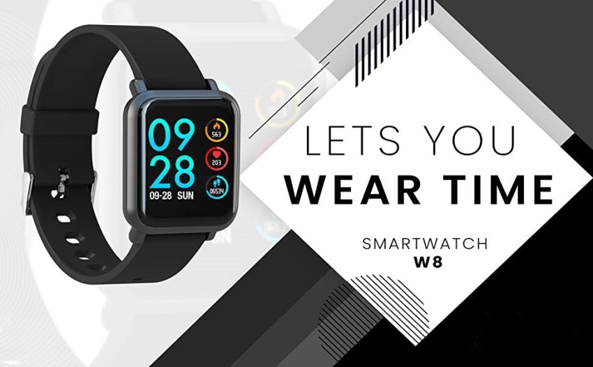 Đồng Hồ Thông Minh W8 Mặt Tròn Tràn Viền Siêu Nét - Smart Watch W8 The