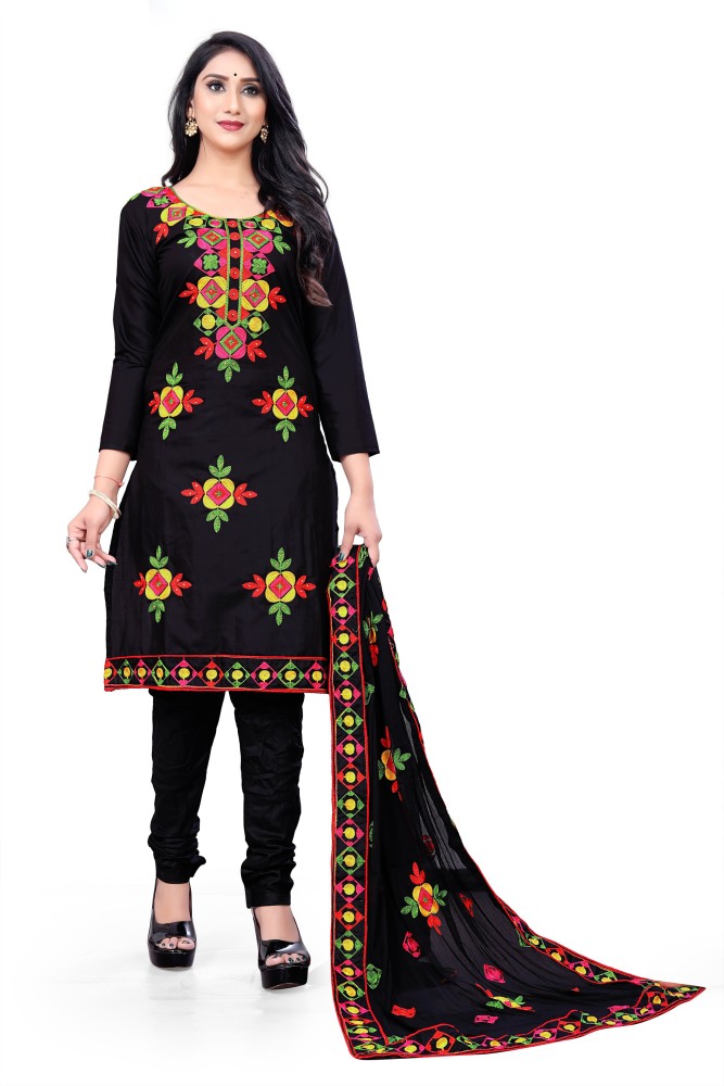 Off White Net EmbroideredTeen Girls Salwar Kameez TGSLBS02012542