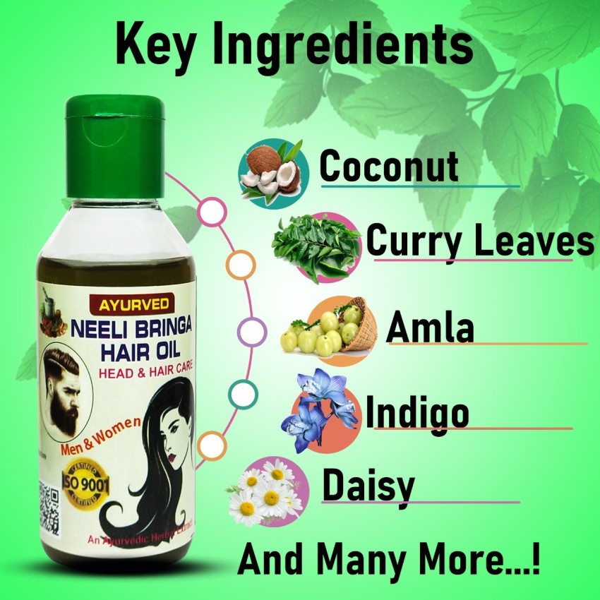 Healthy Hair Oil Neelibringadhi Thailam  Athreya Herbs