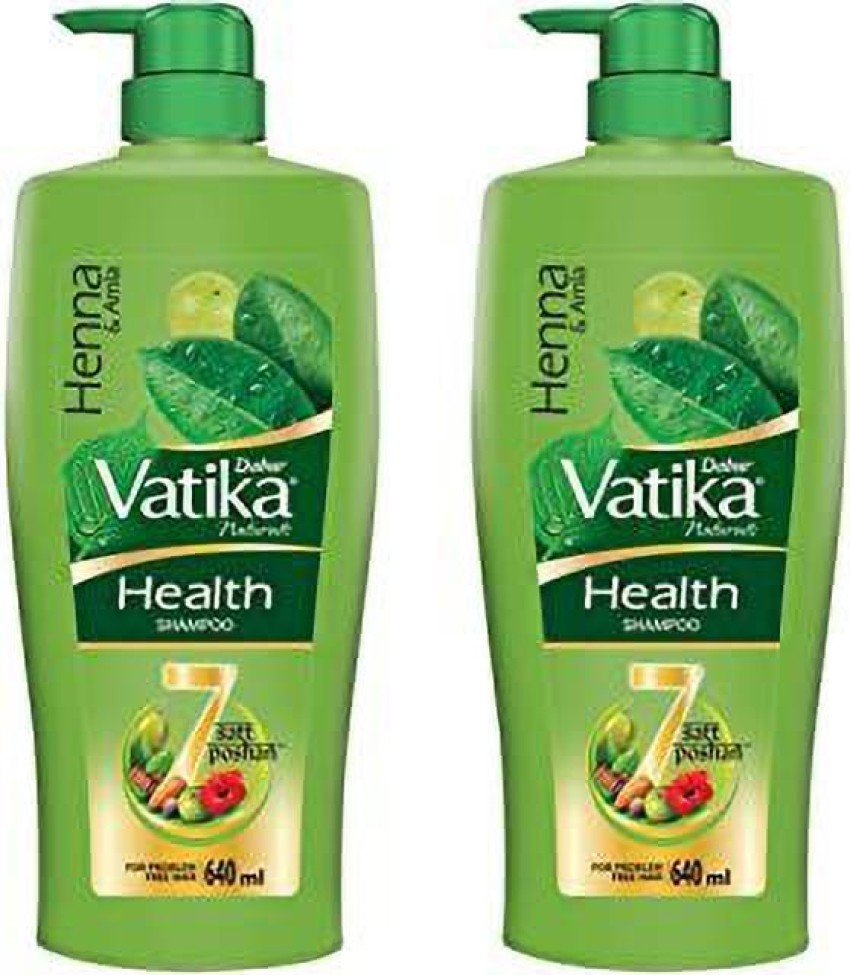 Buy Dabur Vatika Health Shampoo  Power of 7 Natural Ingredients  640 ml   Dabur Amla Hair Oil  for Strong Long and Thick Hair 275ml Online at Low  Prices in India  Amazonin