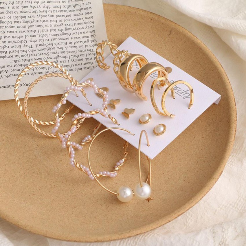 Ladies Earrings  Nanda Jewellers  White gold jewelry set Gold earrings  designs Gold earrings wedding