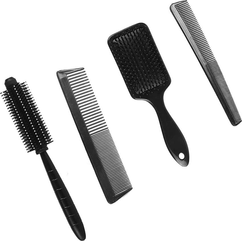 Round Hair BrushRolling Hair BrushCombCombskangikanghikangaPlastic  Hair Brush For Men  WomenPurple Color  Pack Of 1