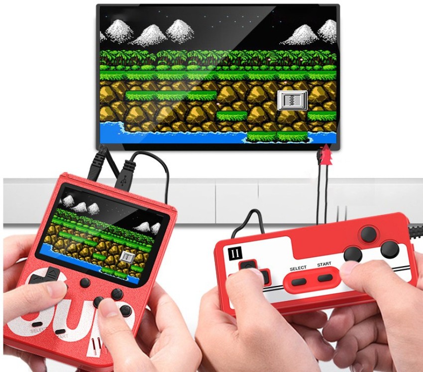 8 bit (2 Player) TV Video Game Remote Console with Inbuilt Retro