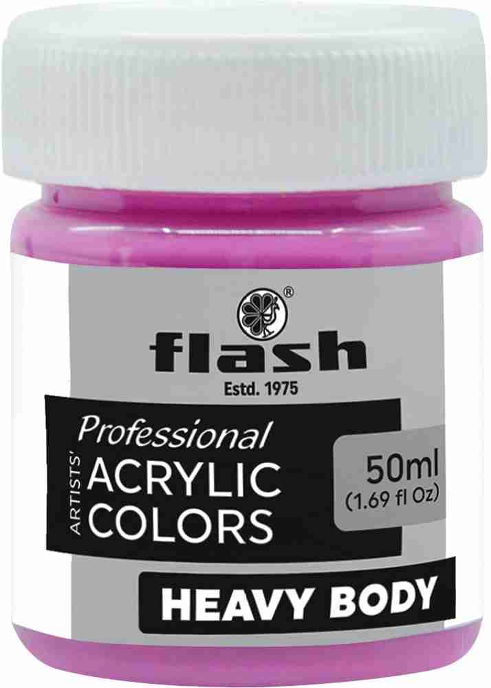 Flash Heavy Body Acrylic Paint 25 Colors Set - 50ml at Rs 1850/piece, Acrylic Painting Colors in Madurai