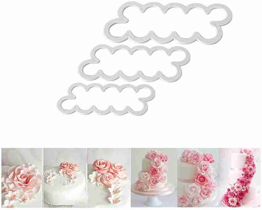 Unique shop 3D Rose Flower Ever Cutter Fondant Mold Cake