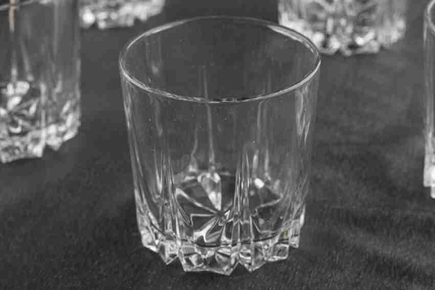 KVA (Pack of 6) Drinking Glasses Set of 6- 12.5 CM Highball Glasses Crystal  Glass Tumblers for Water, Juice, Beer, Wine, Cocktails, Whiskey Glass Set  Whisky Glass Price in India - Buy