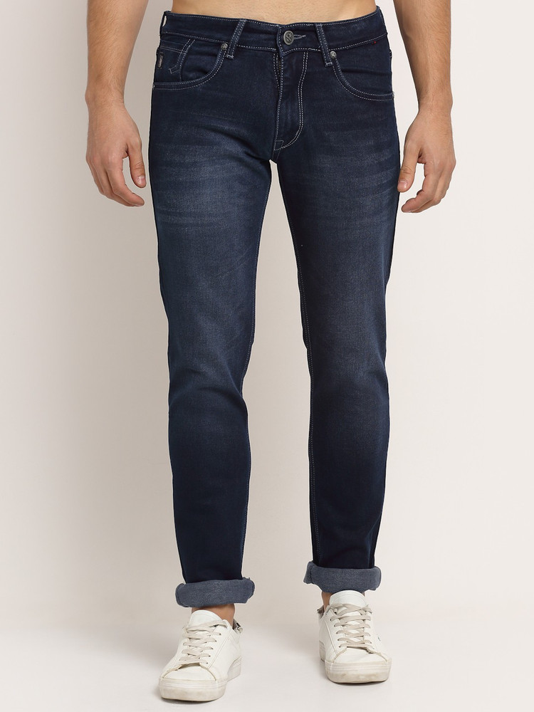 CANTABIL Regular Men Dark Blue Jeans 