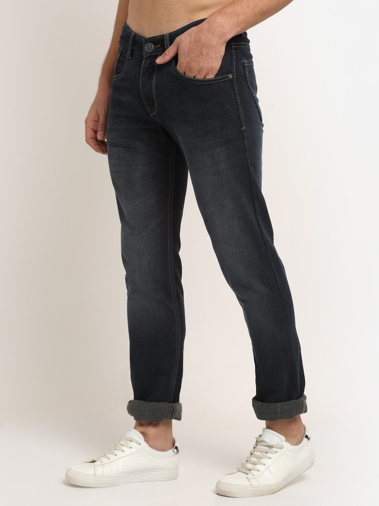 Buy CANTABIL Regular Men Black Jeans 