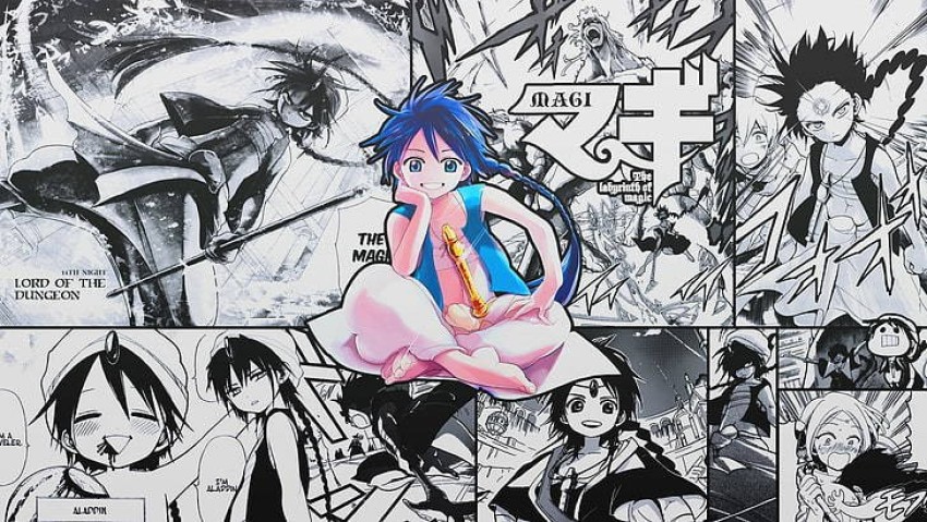  Magi The Labyrinth of Magic Anime Poster (42) Print