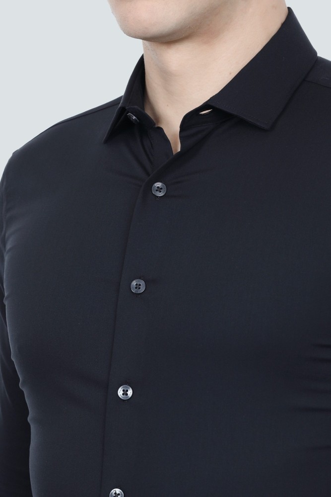 Louis Philippe Formal Shirts : Buy Louis Philippe Men Black Slim