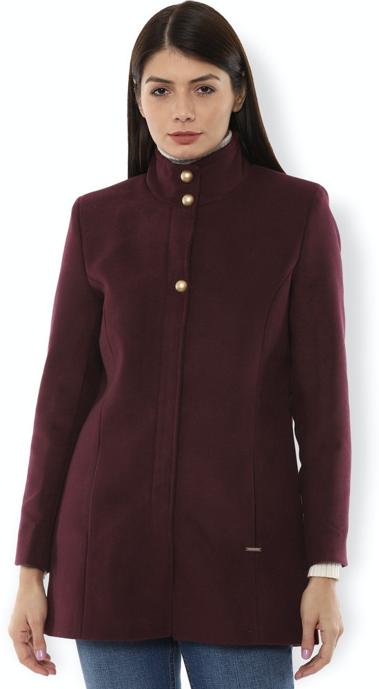 VAN HEUSEN Full Sleeve Solid Women Jacket Buy VAN HEUSEN Full