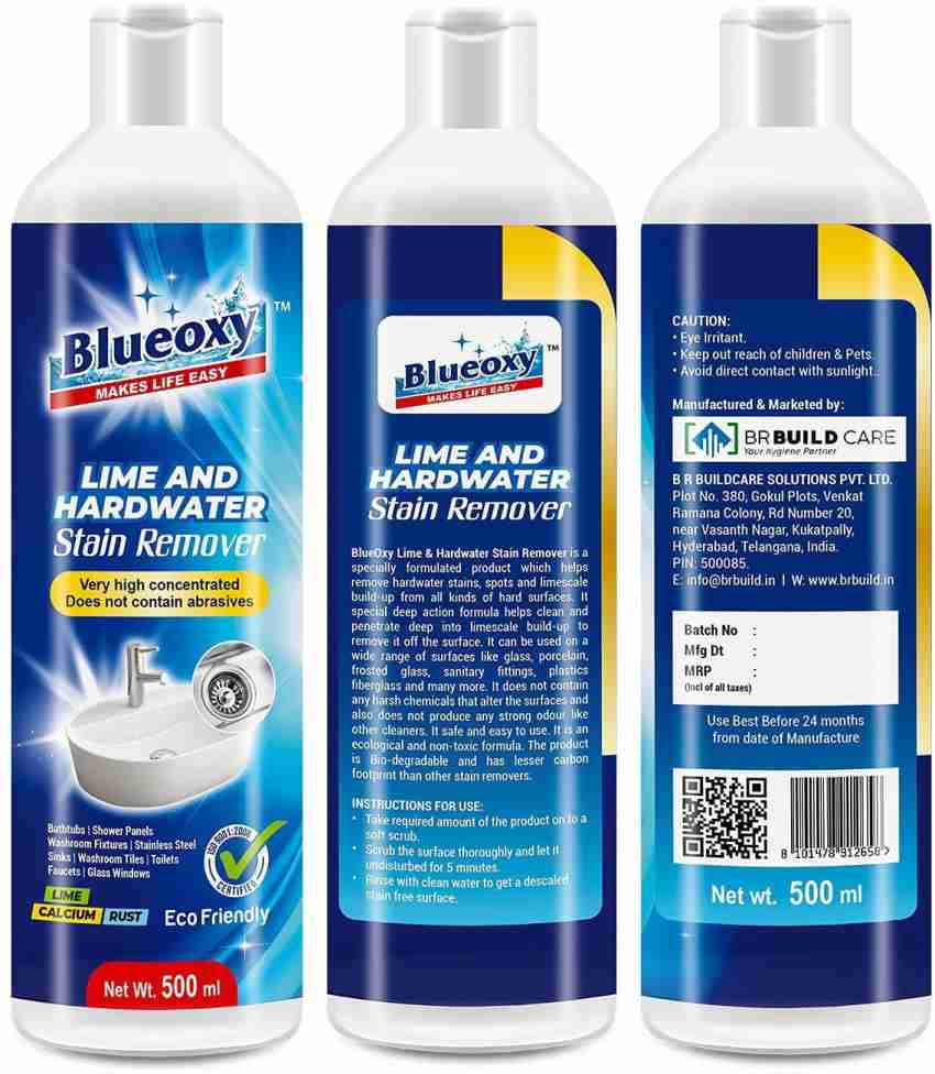 Blueoxy Faucet Cleaner Liquid  Hard Water Stain Remover For Tap