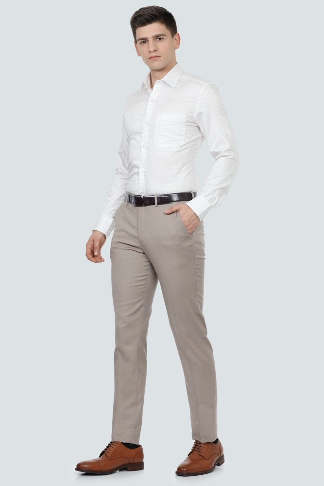 Louis Philippe Sport Tapered Men Grey Trousers  Buy Louis Philippe Sport  Tapered Men Grey Trousers Online at Best Prices in India  Flipkartcom