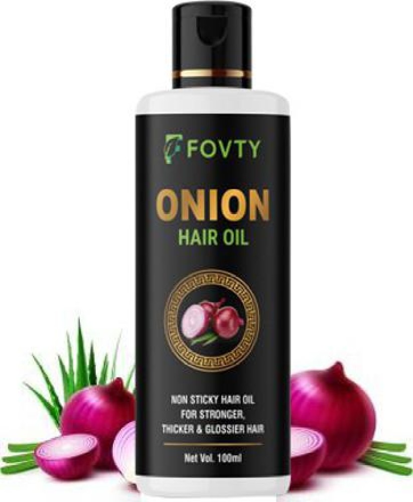FOVTY onion oil for hair growth for men | hair oil for fast hair growth  women | red onion oil 100 ml Hair Oil - Price in India, Buy FOVTY onion oil
