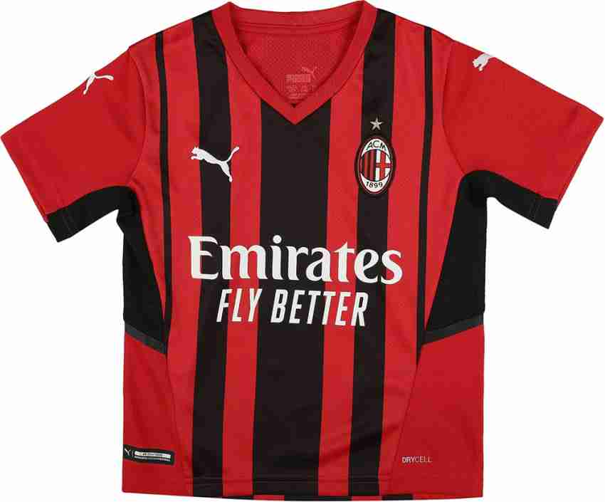 PUMA 2021-2022 AC Milan Home Football Soccer T-Shirt India