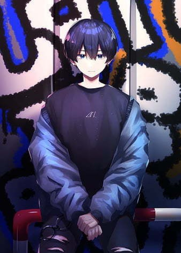 Anime Boy Blue Hair GIF - Anime Boy Blue Hair Sleeping - Discover & Share  GIFs