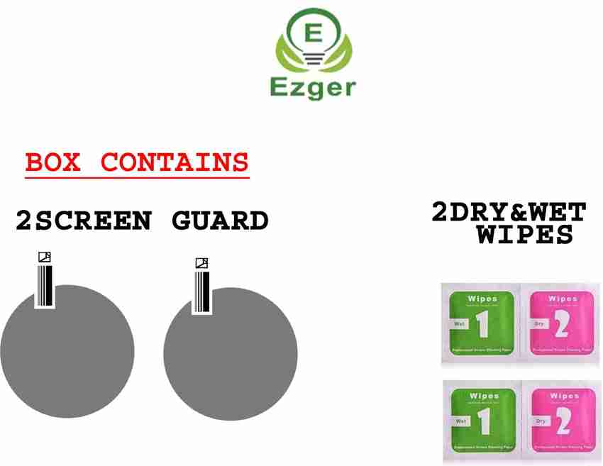 EZGER Screen Guard for LEMFO LEM7 4G SMART WATCH EZGER