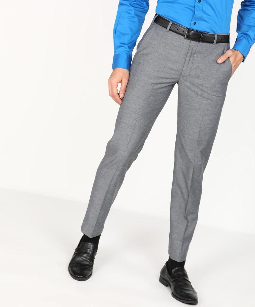 Next Look by Raymond Slim Fit Men Grey Trousers  Buy Next Look by Raymond Slim  Fit Men Grey Trousers Online at Best Prices in India  Flipkartcom