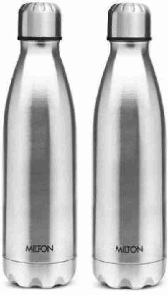 Milton Stainless Steel Water Bottle, 880 ml, Silver