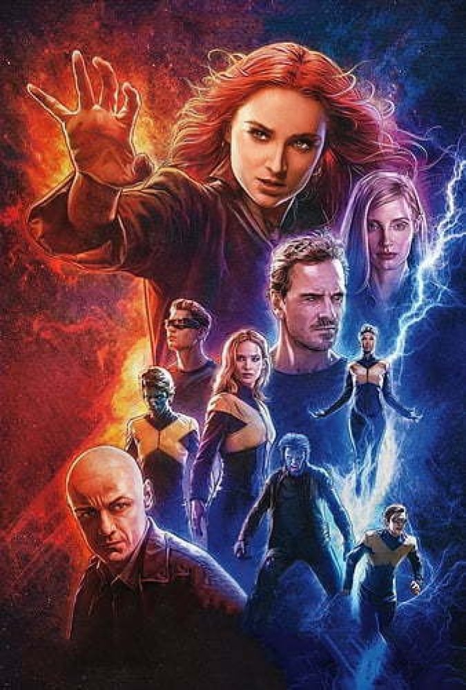 Dark Phoenix X Men Movie Poster Matte Finish Poster Paper Print - Movies  posters in India - Buy art, film, design, movie, music, nature and  educational paintings/wallpapers at 