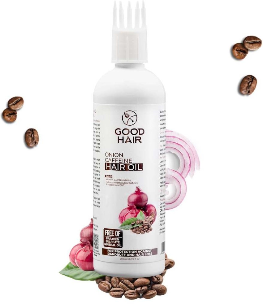 Growkesh Onion Hair Oil for hair growth with Onion & Redensyl for Hair Fall  Control Hair Oil 300 ml Rs. 169 - Flipkart
