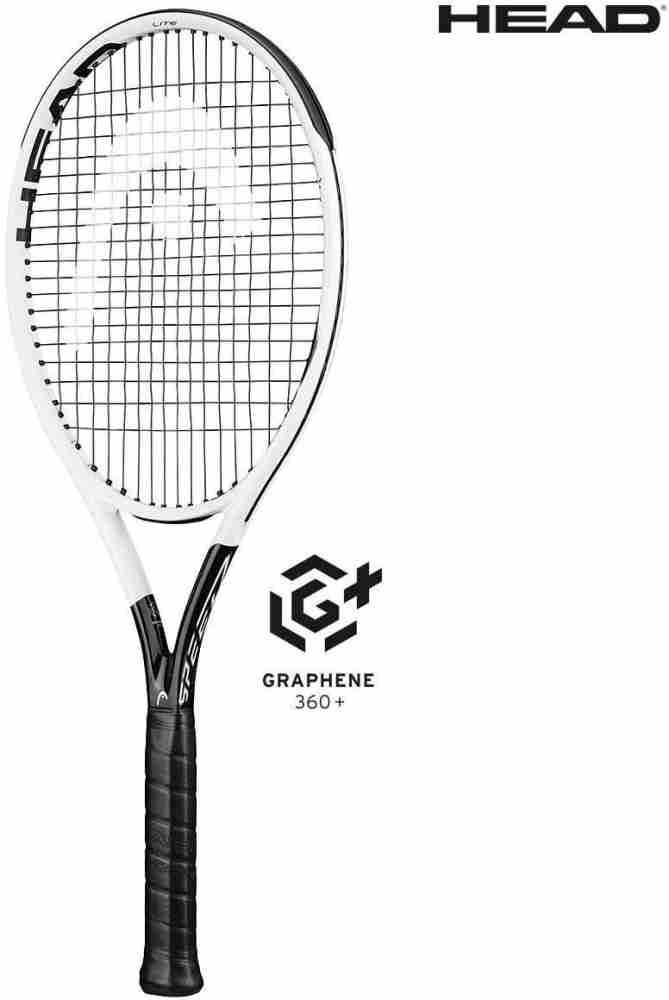 HEAD Graphene 360+ Speed Lite(265gms) White, Black Unstrung Tennis