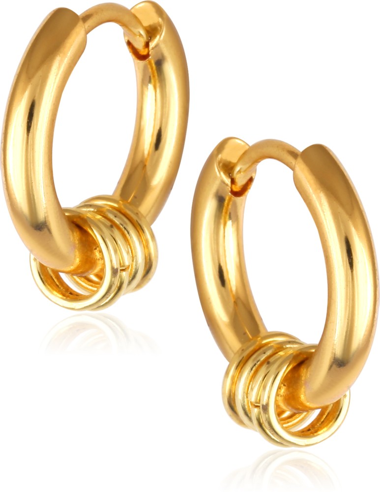 Flipkartcom  Buy MAKHAN Gold Earrings Alloy Drops  Danglers Online at  Best Prices in India