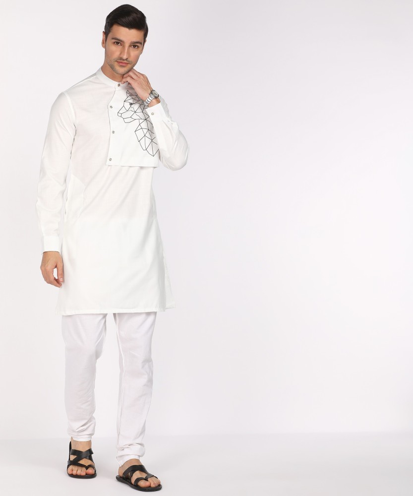 White hot sale kurta flipkart