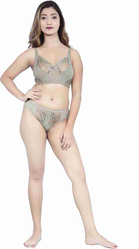 Buy online Teal Green Net Bra And Panty Set from lingerie for Women by  Prettycat for ₹359 at 67% off