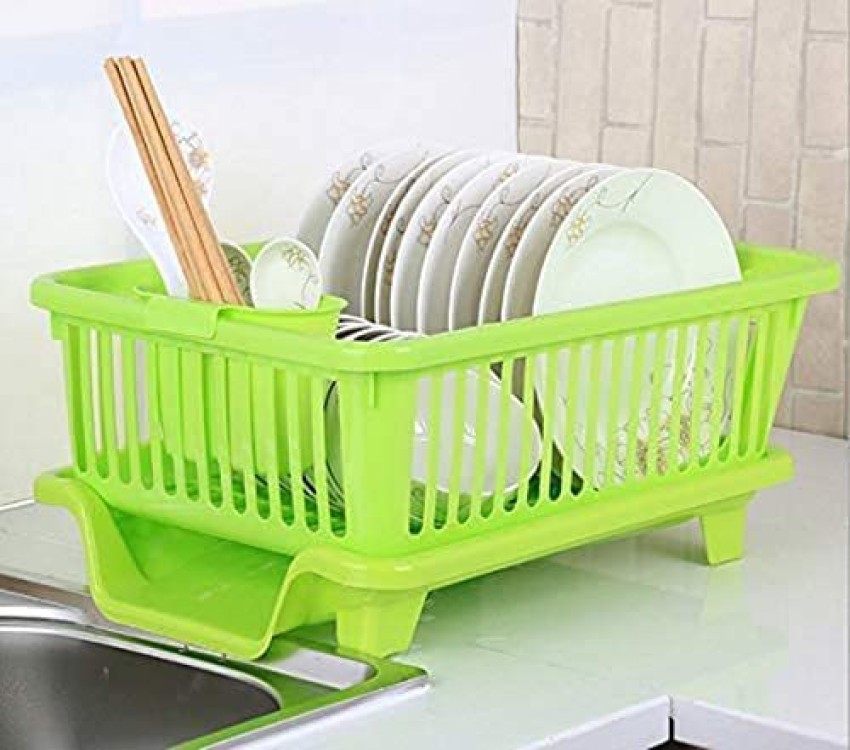 Flipkart SmartBuy Dish Drainer Kitchen Rack Plastic, Steel Price