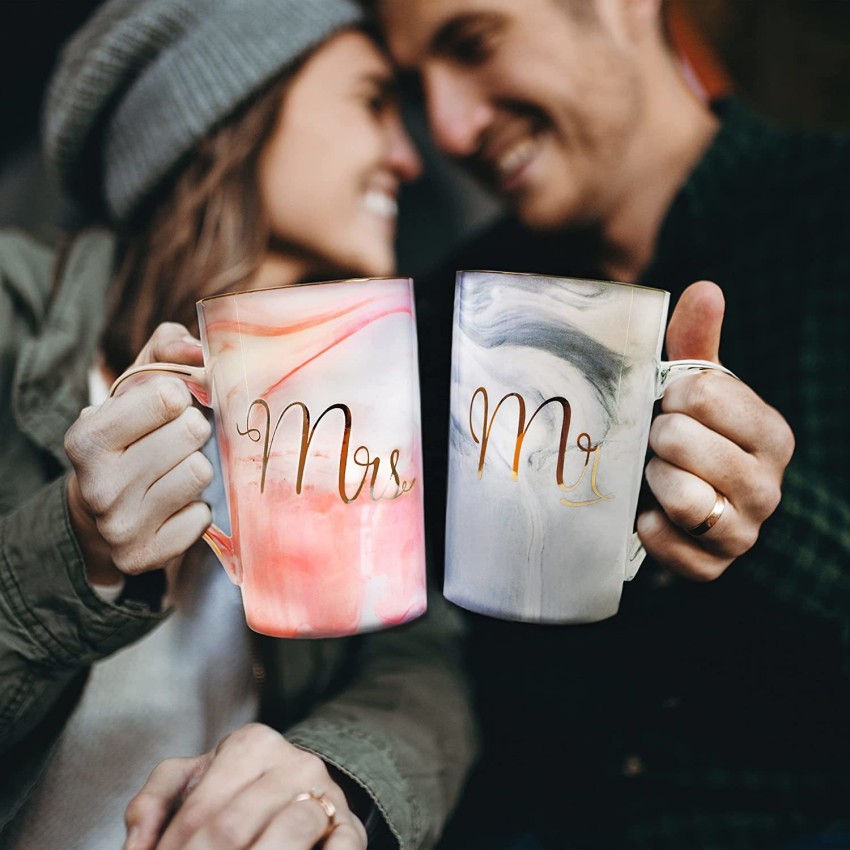 Mr Mrs Mugs, Custom Couple Coffee Mug Set, Unique Wedding Gift, His and  Hers Gift, Coffee Lovers, Engagement Bride and Groom Christmas Gift 