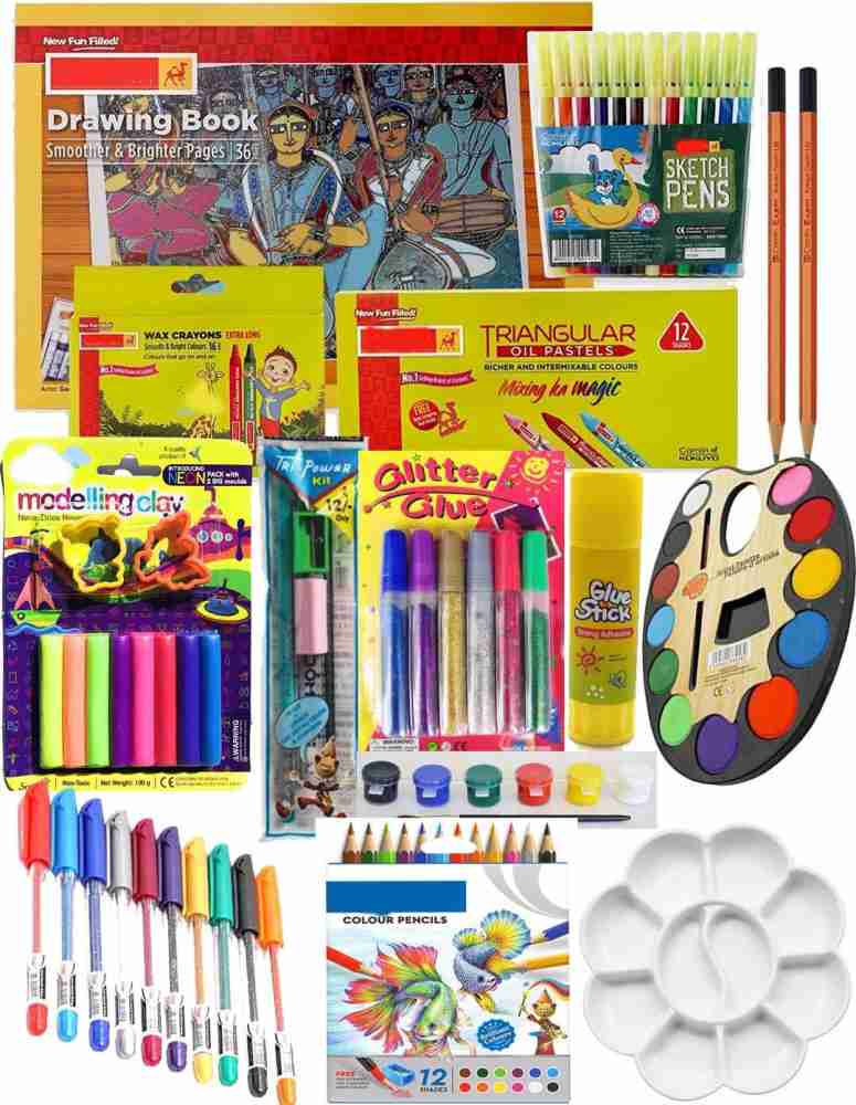 anjanaware Colours Set / Painting Set / Drawing Set / Fancy Dairy