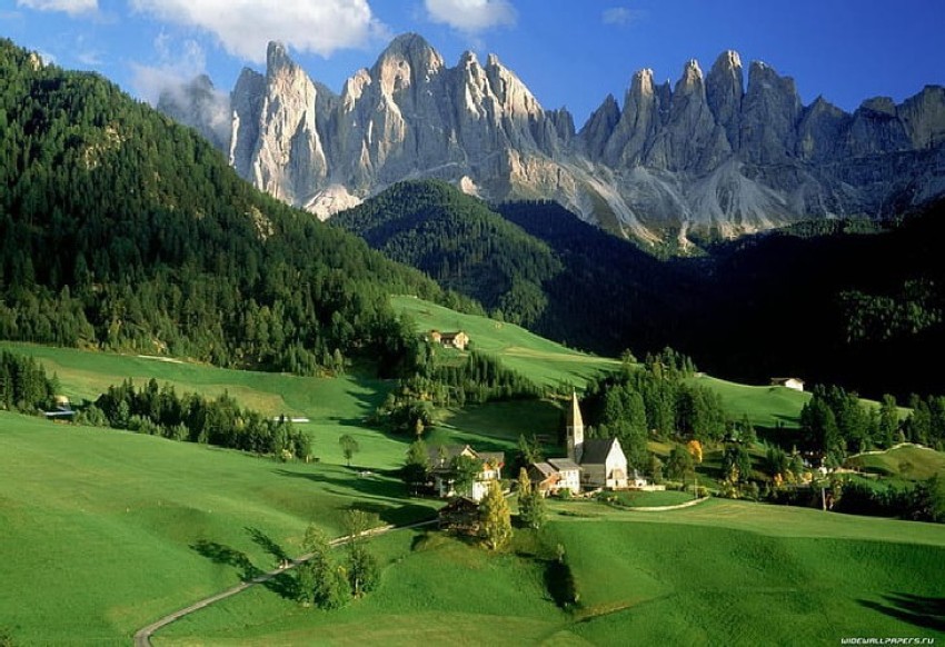 beautiful scenery wallpaper mountains