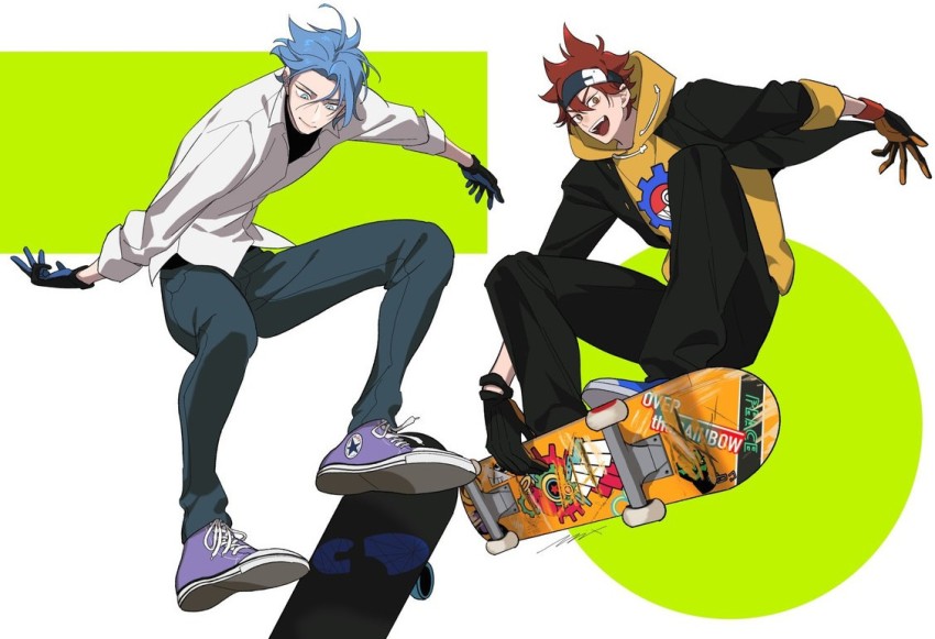 SK8 the Infinity key visual shows a wild ultra highenergy series that  looks like a lot of fun  Leo Sigh