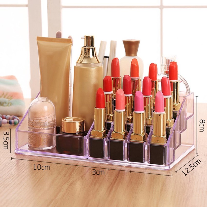 PAVITR SHOP Cosmetic Makeup Jewellery Lipstick Storage Box, Acrylic Stand  and organizer : : Home & Kitchen