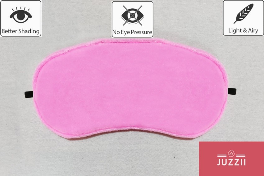 Juzzii Velvet Super Soft Blindfold Sleeping Eye Mask for Men Women