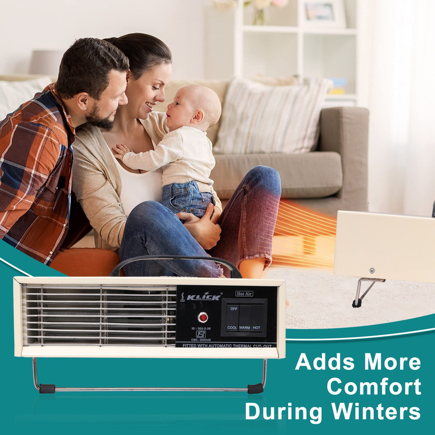 KLICK Fighter-387-W Electric Room Heater 1000W to 2000W Converter Hot Air  Blower Fan Room Heater Price in India - Buy KLICK Fighter-387-W Electric  Room Heater 1000W to 2000W Converter Hot Air Blower